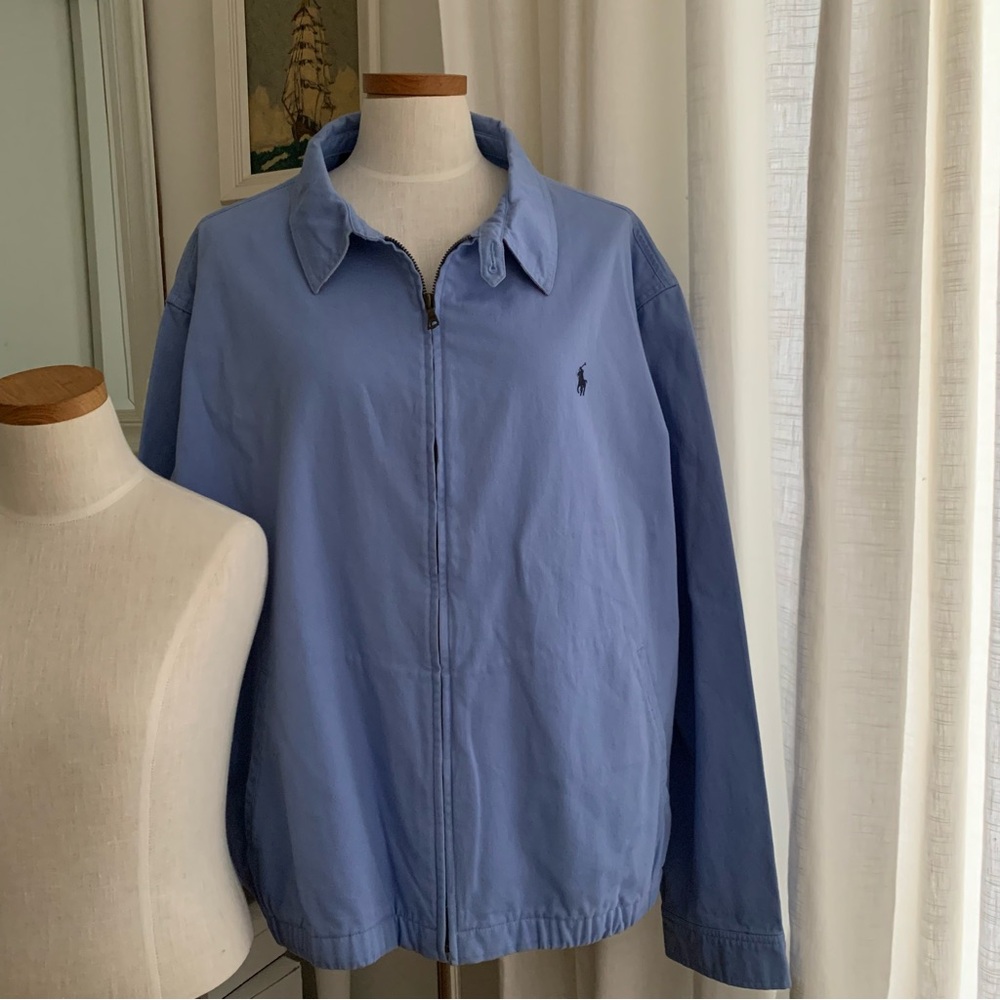 Ralph Lauren Blue Bomber Jacket - Picture 3 of 11